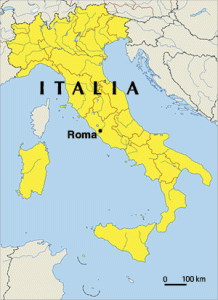 Localização geográfica de Roma