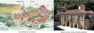reconstituição de um mosteiro
